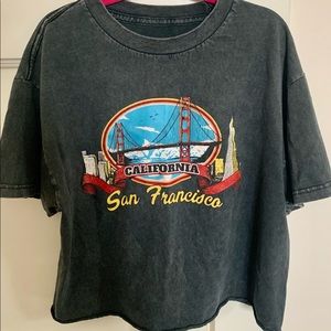 Brandy Melville J. Galt San Francisco Cropped Tee